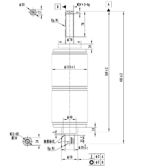 TD-40.5/1250-25C1 ZW32断路器灭弧室