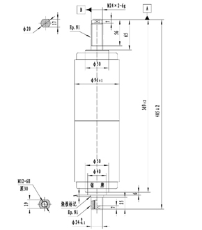 TD-40.5/1250-25C2 ZW32断路器灭弧室