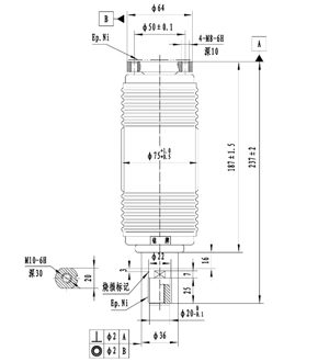 TD-12/630-(20、25)D(W) ZW8断路器灭弧室