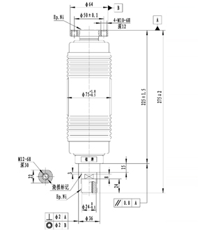 TD-12/(630、1250)-25A1(W) VS1断路器灭弧室