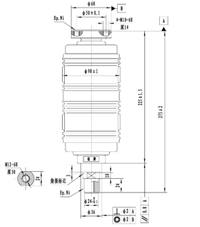 TD-12/(1250、1600)-40A1 VS1断路器灭弧室