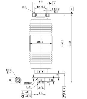 TD-12/1250-(25、31.5)AD2 VS1断路器灭弧室