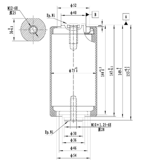 TD-12/1250-25G2J固体柜用灭弧室	