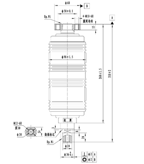 TD-24/(1250、1600)-(25、31.5)A1(W) VS1断路器空灭弧室