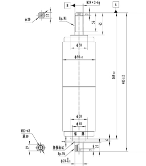 TD-40.5/1250-25C2真空灭弧室